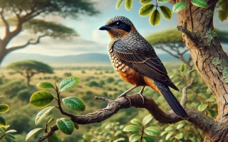 Medozvěstka křiklavá, pták indikátor (Indicator indicator)