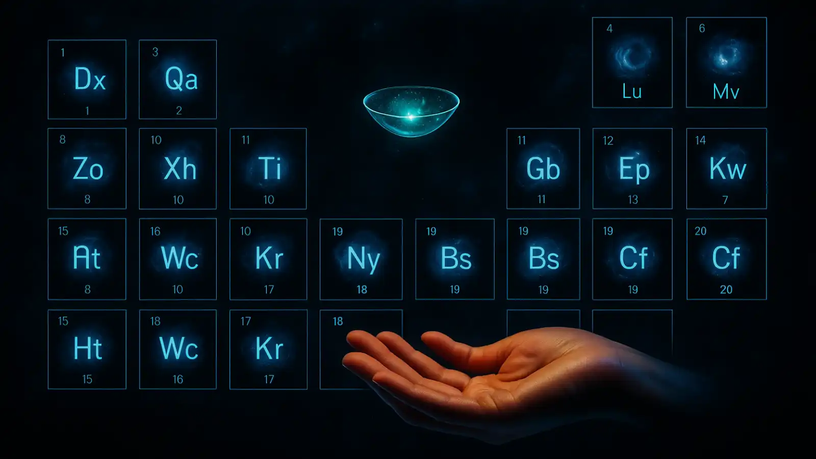 Temná hmota může mít svou vlastní „neviditelnou“ periodickou soustavu prvků