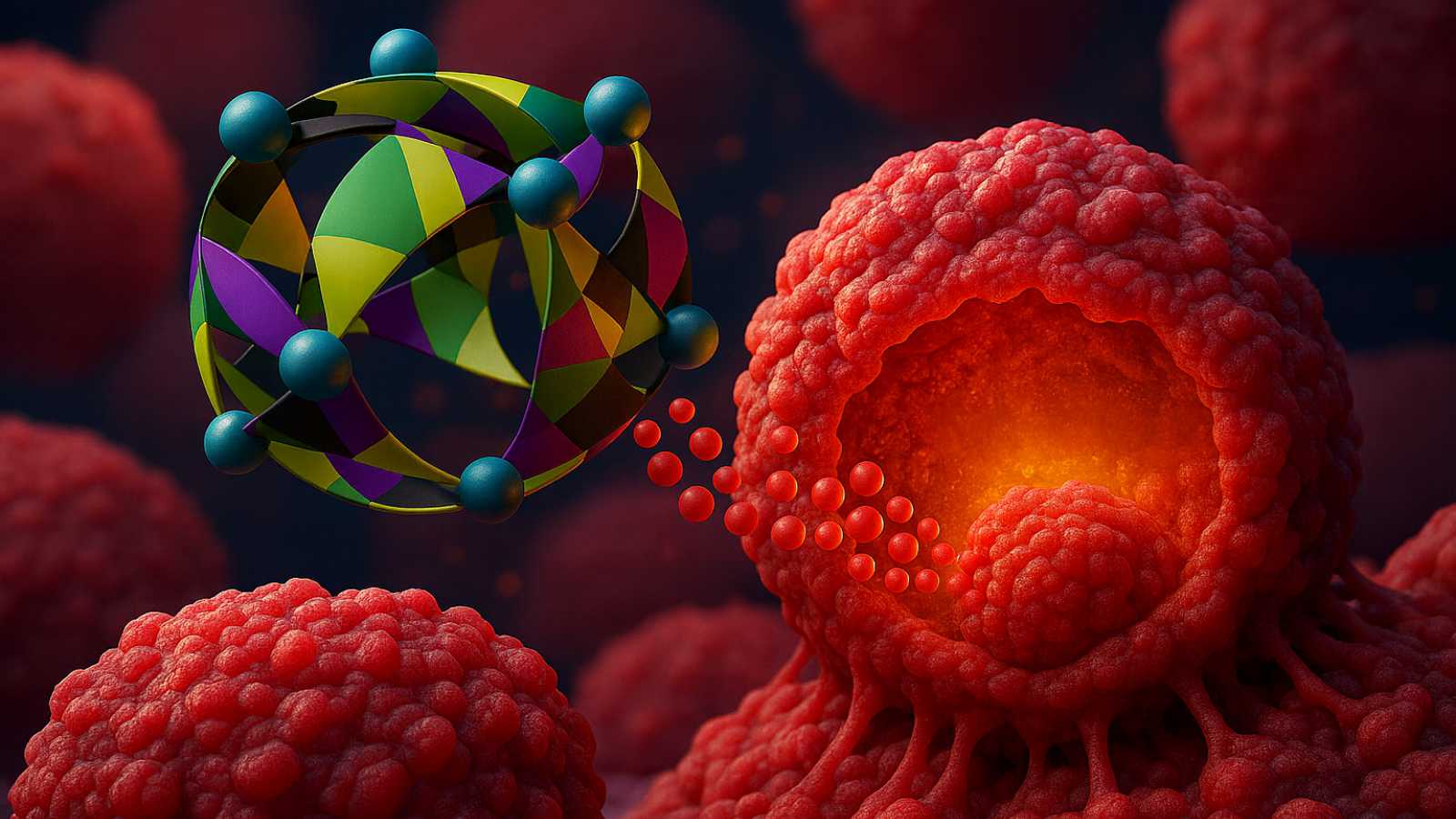 Čeští vědci vyvinuli nanostruktury, které přesně cílí a likvidují rakovinné buňky